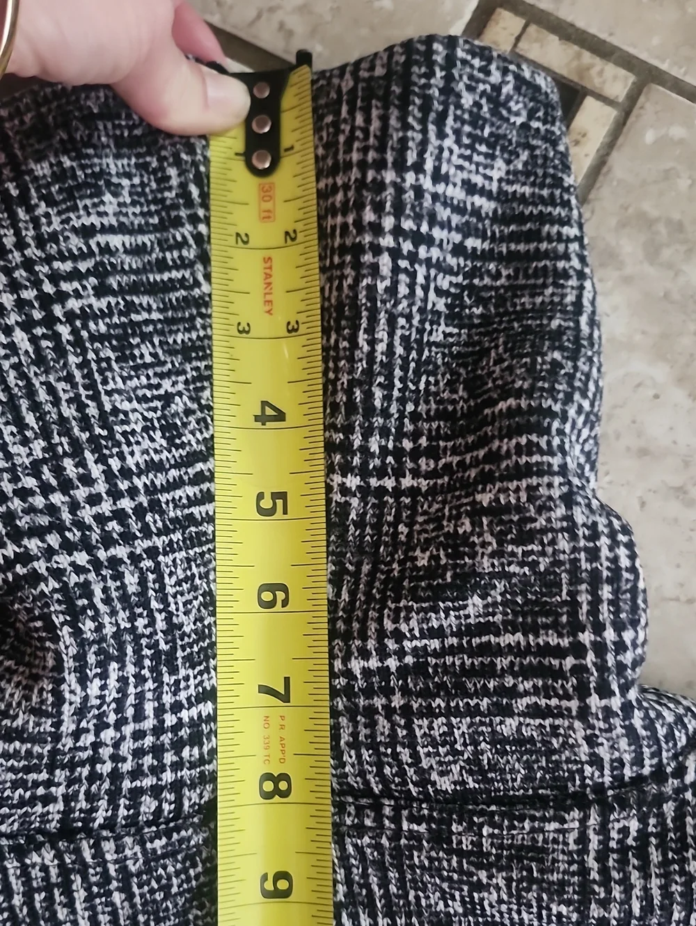 J. Crew Mercantile Funnel Neck Long Sleeved Black/Gray Sweater XS
